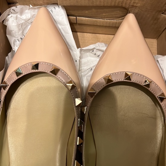 Valentino Garavani Rockstud Patent ballet flats. In very good condition. - Picture 9 of 17